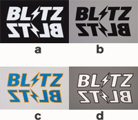 BLITZ LOGO STICKER