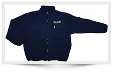 FLEECE JACKET SIZE:M/L COLOR:NAVY BLUE