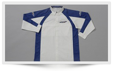 PIT SHIRT (Long Sleeve) COLOR:BLUEWHITE