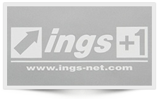 ings Sport STICKER(^Cv) (500mm~164mm) Color:White / Black