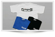 T-SHIRT SIZE:M/L COLOR:BLUE/BLACK/WHITE